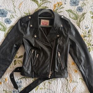 Levi Women’s Snakeskin Leather Jacket